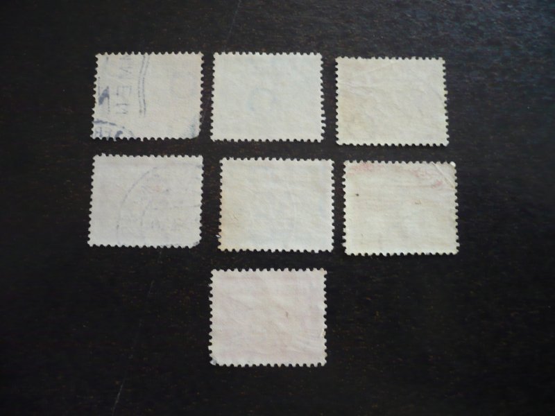 Stamps-Netherlands-Scott#243a-243g,j,k,n - Used Part Set of 7 Stamps