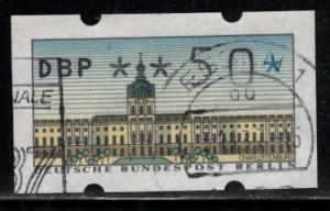 Germany Berlin Michel # ATM 1, 50 Pfennig, used
