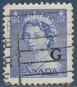 Canada   o37  (O)   1953    Taxe    (G)