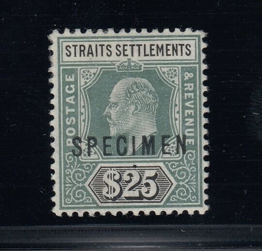 Straits Settlements, SG 139s, MHR Specimen Overprint