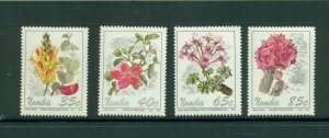 Namibia #762-65 (1994 Flowers set) VFMNH CV $1.75