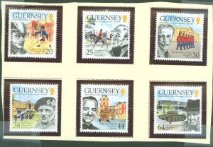 Guernsey #691-96  Single (Complete Set) (Military)