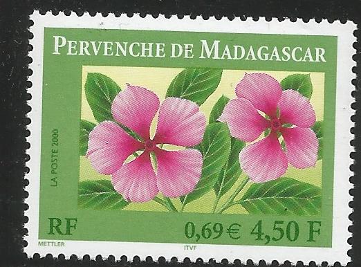 FRANCE 2767, MNH STAMP, PERVENCHE DE MADAGASCAR