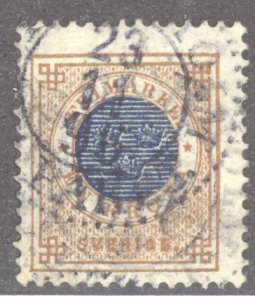 Sweden, Scott #38, Used