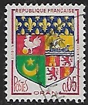 France # 973 - City Arms of Oran - used . . . [KLBL8]