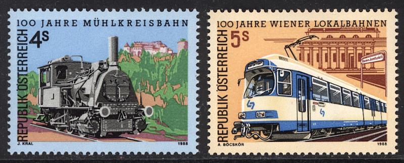 Austria 1988  Scott #1423-4 MNH