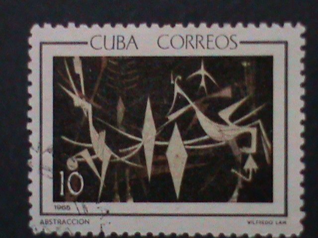​CUBA-1964-66 VERY OLD CUBA STAMPS-FAMOUS PAINTINGS-NATIONAL MUSEIUM- USED-VF