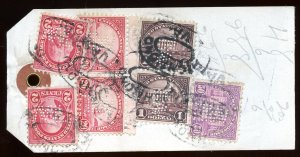 U.S. Scott 554(2), 571(2), 699(2), 701 4th Bureau Issue Perfins to Hartford, CT