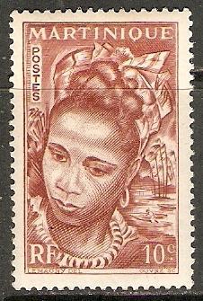 1947 Martinique Scott 217 Martinique Girl  MNH