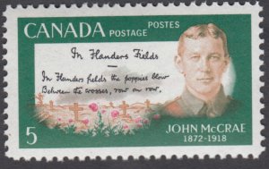 Canada -   #487 John McCrae - MNH