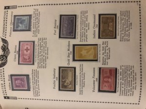 The All American Stamp Album Mint Stamps Very Nice Starts At 1933 Almost Full