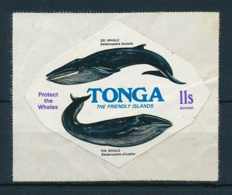 [99394] Tonga 1977 Marine Life Whales Self adhesive From set MNH