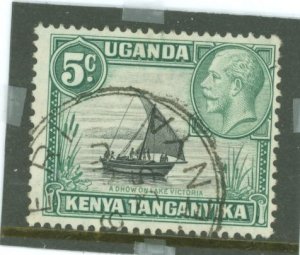 Kenya Uganda Tanganyika/Tanzania #47b Used Single