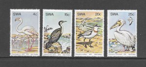 BIRDS - SOUTH WEST AFRICA #429-32  MNH