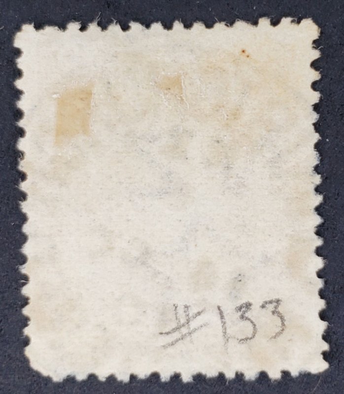 New Zealand, Scott #133, VF used, corner perf crease lower right