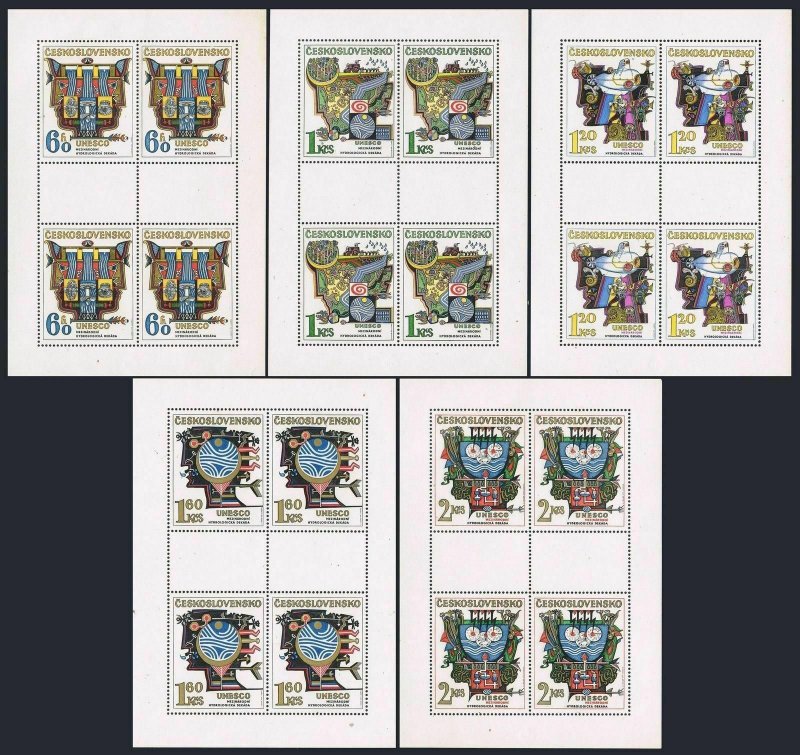 Czechoslovakia 1931-1935 sheets,MNH.Mi 2105-2199.Hydrological Decade UNESCO,1974