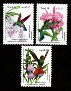 Brazil 2335-2337 Mint NH Hummingbirds!