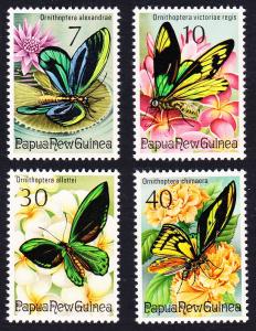 Papua NG Birdwing Butterflies Fauna Conservation 4v SG#286/89 SC#415-18