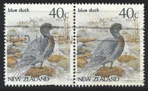 New Zealand #830 40c Native Bird Blue Duck