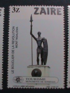 ​ZAIRE-1980 SC# 1115-20-WORLD FAMOUS KINSHASA MONUMENTS -MNH SET VERY FINE