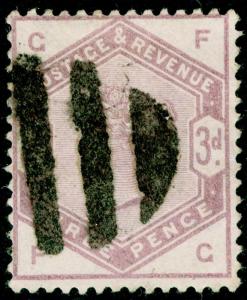 SG191, 3d lilac, USED. Cat £100. FG