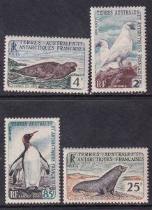 French Southern and Antarctic Territories 16-19 Animals MNH VF