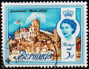 Bermuda. 1962 3d S.G.165 Fine Used