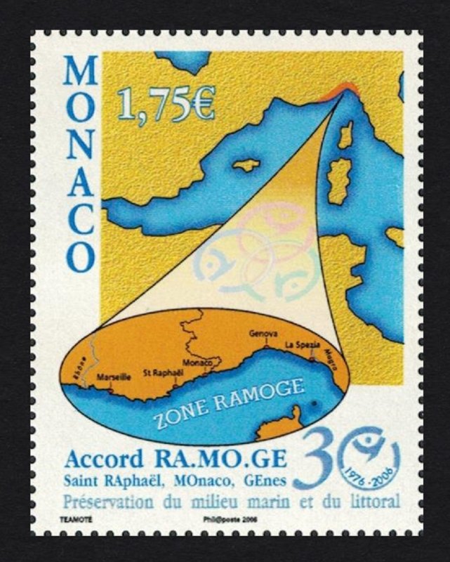 Monaco Anniversary of RAMOGE 2006 MNH SG#2758 MI#2801