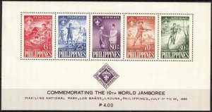 Philippines 1959 Scouting Boy Scouts S/S MNH