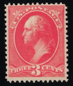 Scott #214 VF - 3c Vermilion - Washington - MNH - 1887