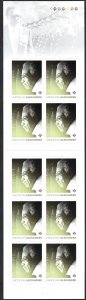 Canada #3086a P Lincoln M. Alexander (2018). Booklet of 10 stamps. MNH.