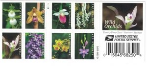2020 Wild Orchids 5 Booklets 100pcs