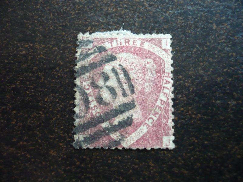 Stamps - Great Britain - Scott# 32 - Plate 3 - Used Single Stamp