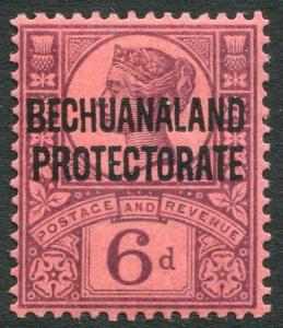 BECHUANALAND-1897-1902 6d Purple/Rose-Red Sg 65 LIGHTLY  MOUNTED MINT V20362