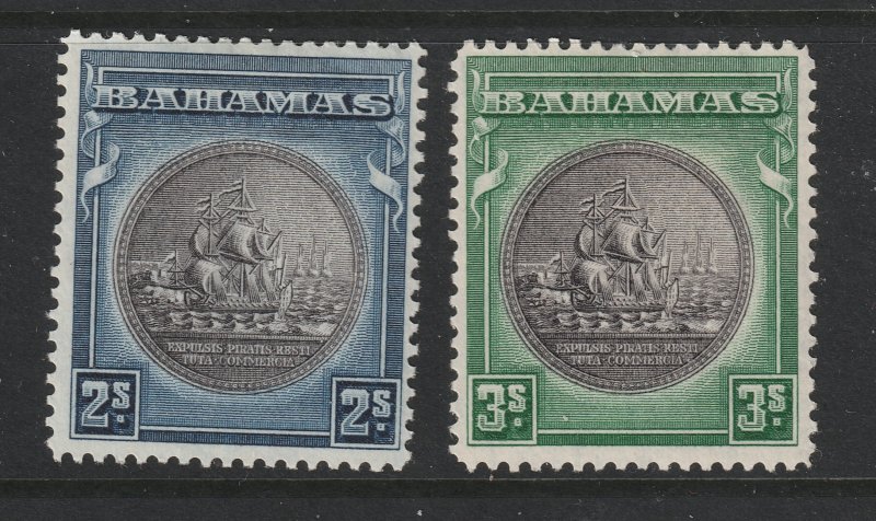 Bahamas a 2/- & 3/- MH from 1931 series