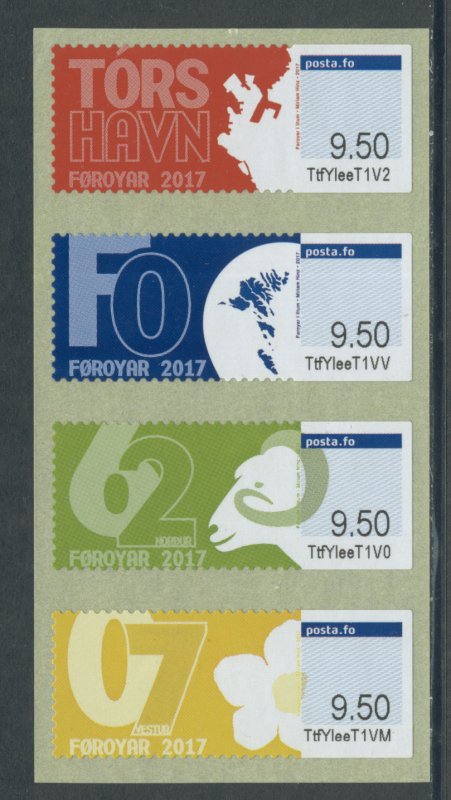 Faroe Islands Frama Labels - 2017  MNH