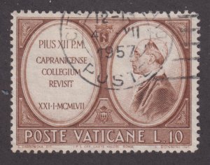 Vatican City 224 Pope Pius XII 1957