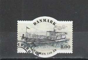 Denmark  Scott#  1539  Used  (2011 Paddle Steamer)