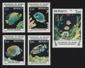 Monaco Fish in the Oceanographic Museum Aquarium 5v 1985 MNH SG#1742=1748