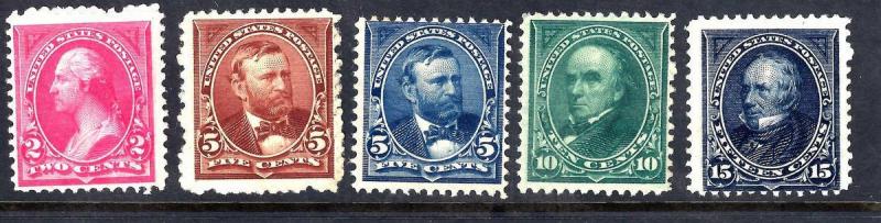  U.S.248, 55, 58,59,60,81, Unused FVF SCV$1,270.00+ Bright