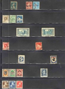 FRANCE ALGERIA 4 STOCK PAGES COLLECTION LOT SOME MINT NH U/M $$$$$$$