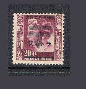 Netherlands Indies Japanese Occupation 1942 JSCA 11S81 MH