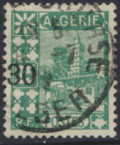 Algeria    SC# 70   Used  surcharge  see details & scans