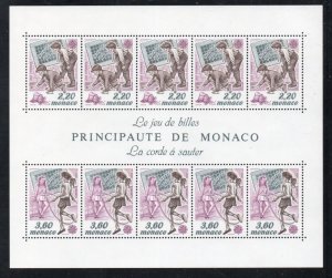 Monaco Sc  1663a 1989 Europa stamp sheet mint NH