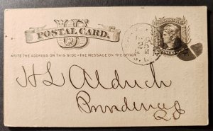 The postcard is an original, government-issued, one-cent United States...