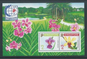 Singapore #597b NH Int'l Philatelic Exhib. SS