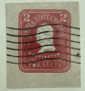 AlexStamps UNITED STATES #U385 SUPERB Used 