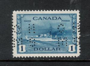 Canada #O262 Very Fine Never Hinged - Light Corner Crease At Upper Left 