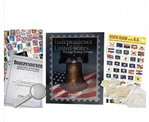 HE Harris Independence US Postage Stamp Album Kit For Intermediate Collectors