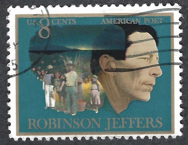 United States #1485 8¢ Robinson Jeffers (1973). Used.